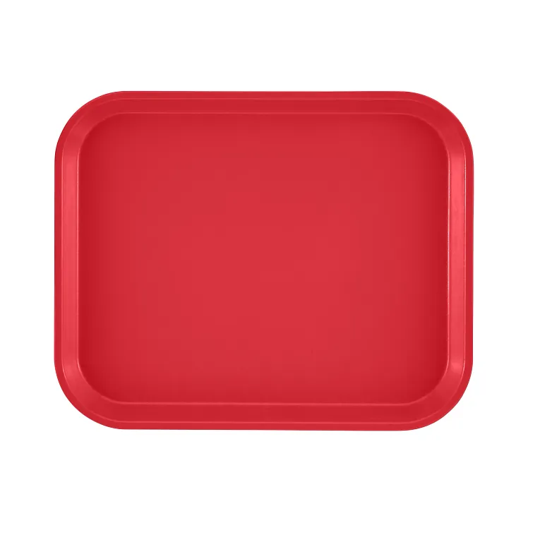 Cambro 810510 I Camtray Rectangular Tray I 205x250mm I Signal Red I Case of 12