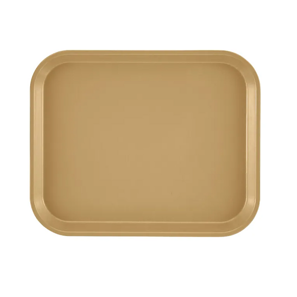 Cambro 810514 I Camtray Rectangular Tray I 205x250mm I Earthen Gold I Case of 12