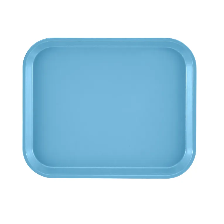 Cambro 810518 I Camtray Rectangular Tray I 205x250mm I Robin Egg Blue I Case of 12