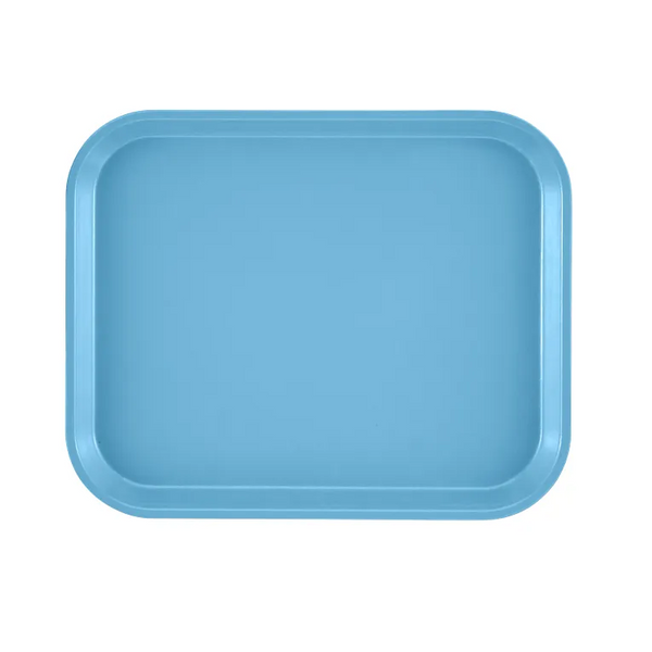 Cambro 810518 I Camtray Rectangular Tray I 205x250mm I Robin Egg Blue I Case of 12