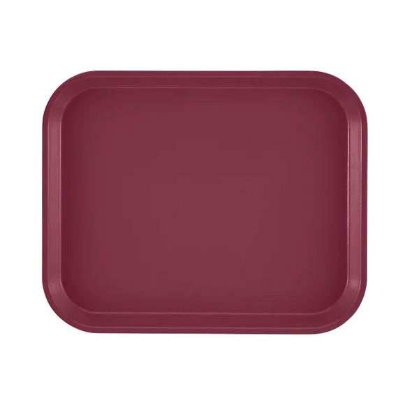 Cambro 810522 I Camtray Rectangular Tray I 205x250mm I Burgundy Wine I Case of 12