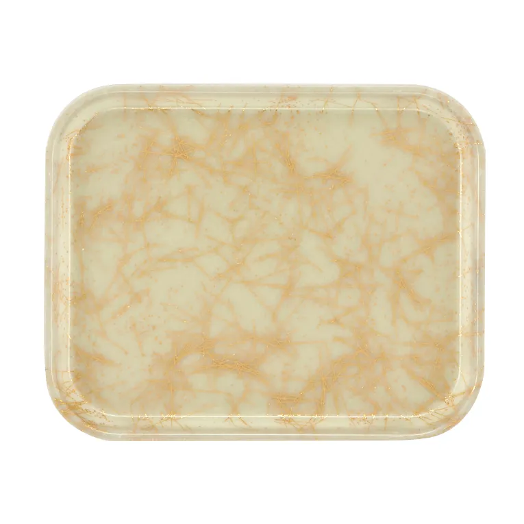 Cambro 810526 I Camtray Rectangular Tray I 205x250mm I Galaxy Antique Parchment Gold I Case of 12