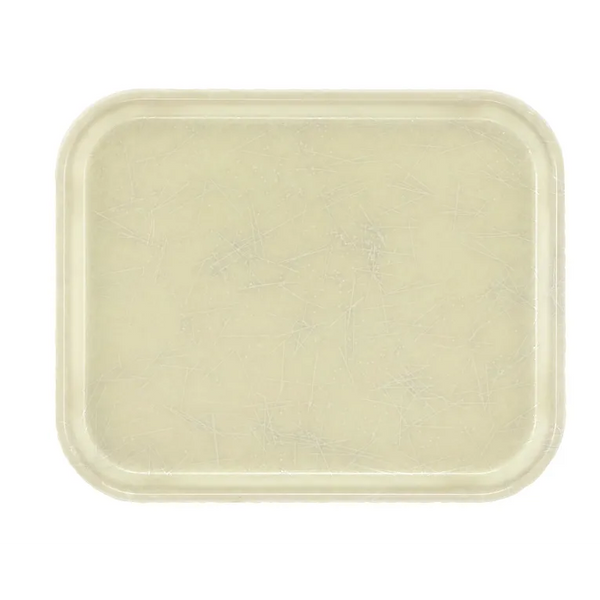 Cambro 810531 I Camtray Rectangular Tray I 205x250mm I Galaxy Antique Parchment Silver I Case of 12