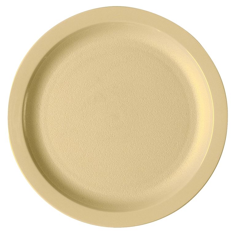 Cambro 825CWNR133 I Camwear Dinnerware Plates I Narrow Rim I 210 mm I Beige I Case of 48