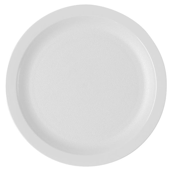 Cambro 825CWNR148 I Camwear Dinnerware Plates I Narrow Rim I 210 mm I White I Case of 48