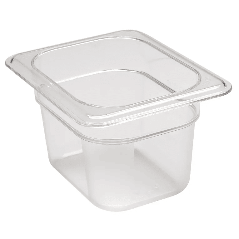 Cambro 84CW135 I Camwear GN 1/8 Food pan 100 mm Deep I 1L I Clear I Case of 6