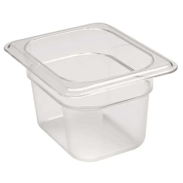 Cambro 84CW135 I Camwear GN 1/8 Food pan 100 mm Deep I 1L I Clear I Case of 6