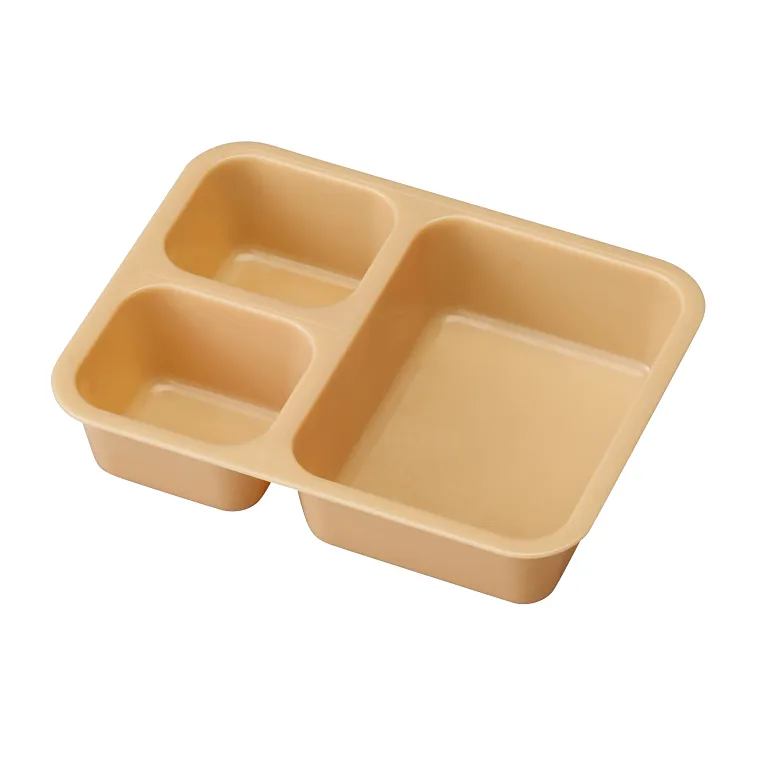 Cambro 853FCW133 I Camwear Insert Tray I 3 Compartments I Beige I Case of 24