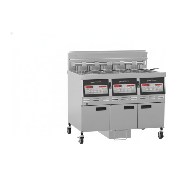 Henny Penny GVE073FFF | Three Well Low Oil Volume Open Fryer | Electric