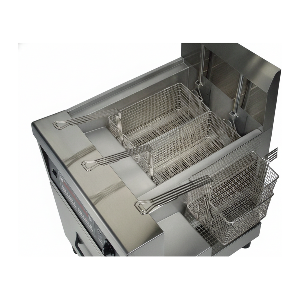 Henny Penny OFG342 1000 | Double Well Gas Large Capacity Open Fryer with Computron 1000 Controls