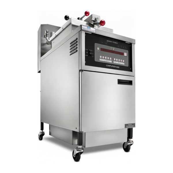 Henny Penny PFE500 with 8000 Computron Control Four Head Pressure Fryers | Electric | 25 L