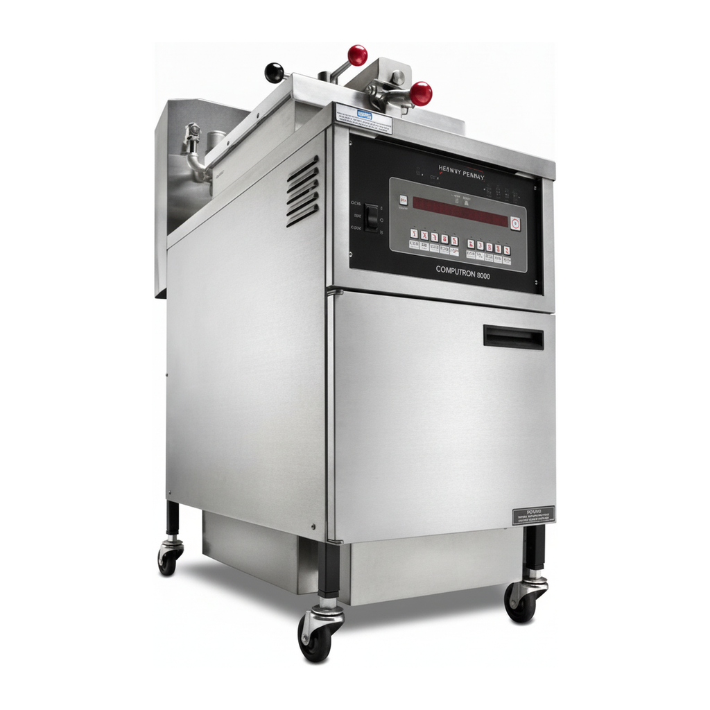 Henny Penny PFE500 with 1000 Computron Control Four Head Pressure Fryers | Electric | 25 L