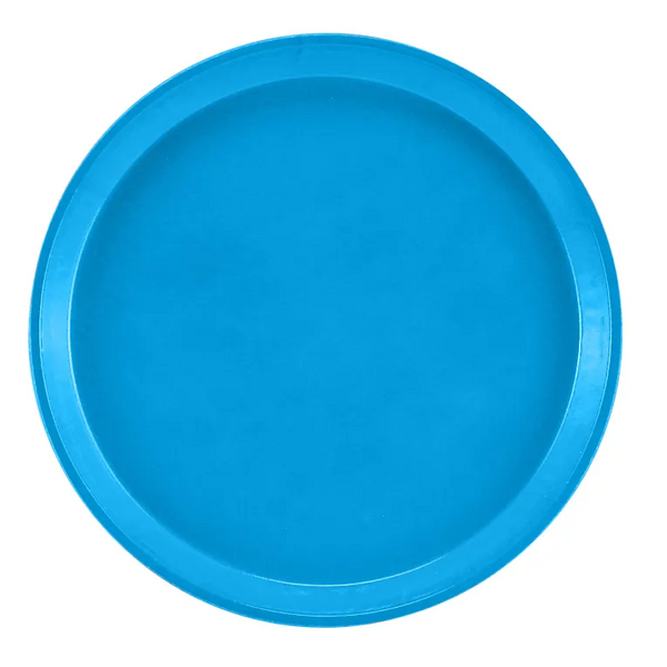 Cambro 900105 I Camtray Round Tray I 9" (230 mm) I Horizon Blue I Case of 12
