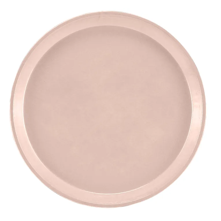 Cambro 900106 I Camtray Round Tray I 9" (230 mm) I Light Peach I Case of 12