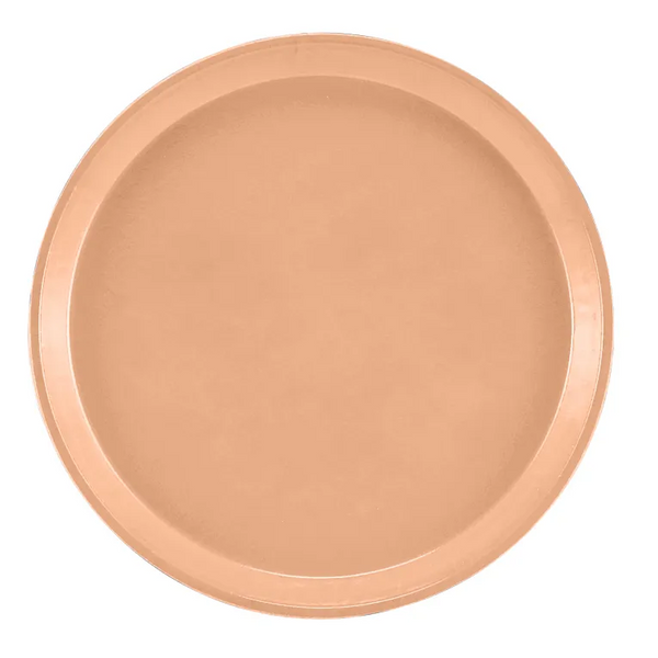 Cambro 900117 I Camtray Round Tray I 9" (230 mm) I Dark Peach I Case of 12