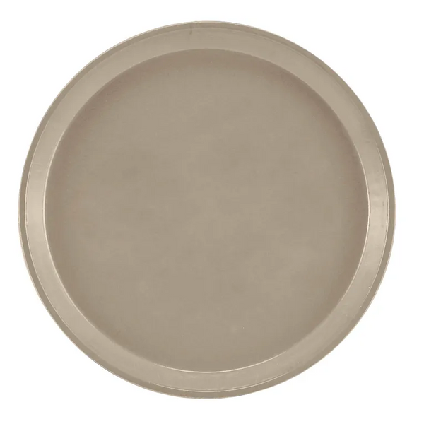 Cambro 900199 I Camtray Round Tray I 9" (230 mm) I Taupe I Case of 12