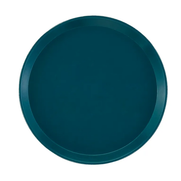 Cambro 900414 I Camtray Round Tray I 9" (230 mm) I Teal I Case of 12