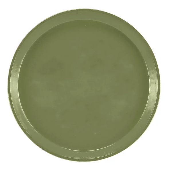 Cambro 900428 I Camtray Round Tray I 9" (230 mm) I Olive Green I Case of 12