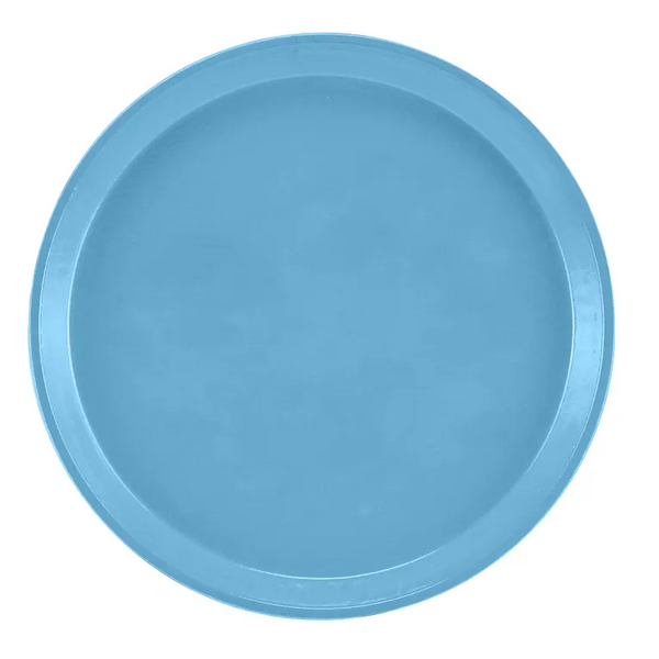 Cambro 900518 I Camtray Round Tray I 9" (230 mm) I Robin Egg Blue I Case of 12