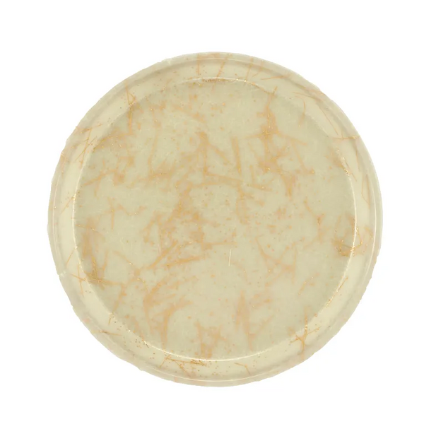 Cambro 900526 I Camtray Round Tray I 9" (230 mm) I Galaxy Antique Parchment Gold I Case of 12