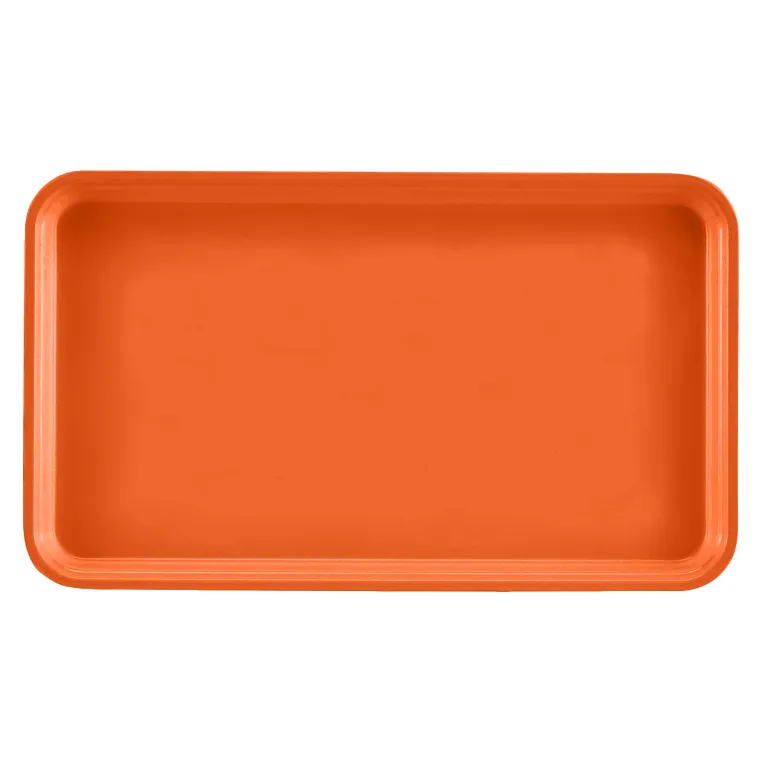 Cambro 915220 I Camtray Fibreglass Rectangular Tray I 280x380mm I Citrus Orange I Case of 12