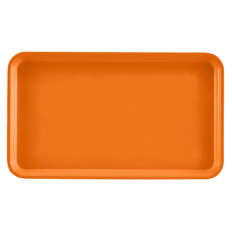 Cambro 915222 I Camtray Fibreglass Rectangular Tray I 280x380mm I Orange Pizazz I Case of 12