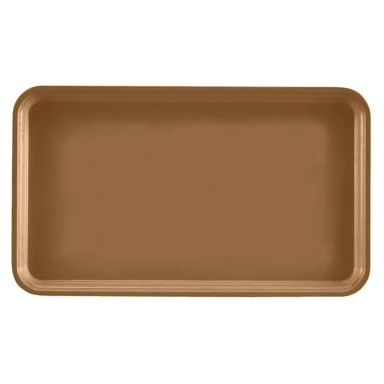 Cambro 915508 I Camtray Fibreglass Rectangular Tray I 280x380mm I Suede Brown I Case of 12