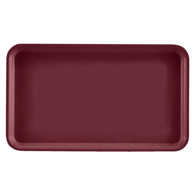 Cambro 915522 I Camtray Fibreglass Rectangular Tray I 280x380mm I Burgundy Wine I Case of 12