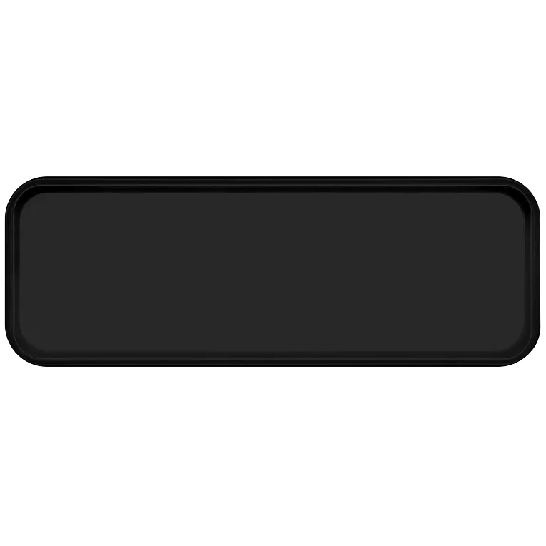 Cambro 926110 I Camtray Fibreglass Rectangular Tray I 225x650mm I Black I Case of 12
