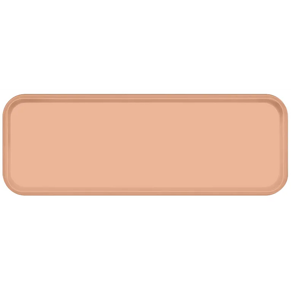 Cambro 926117 I Camtray Fibreglass Rectangular Tray I 225x650mm I Dark Peach I Case of 12