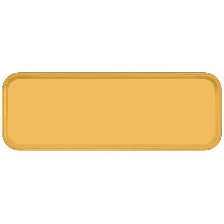 Cambro 926171 I Camtray Fibreglass Rectangular Tray I 225x650mm I Tuscan Gold I Case of 12