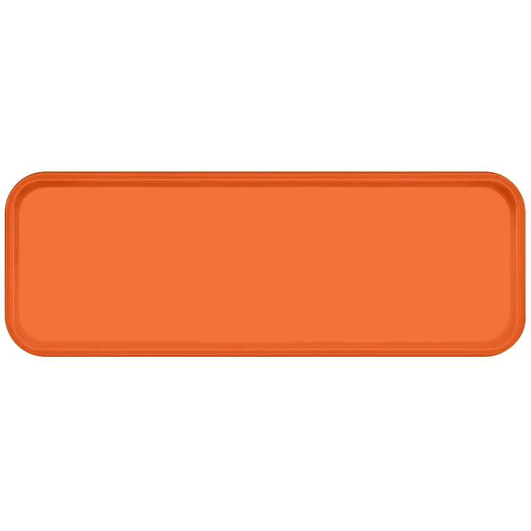 Cambro 926220 I Camtray Fibreglass Rectangular Tray I 225x650mm I Citrus Orange I Case of 12