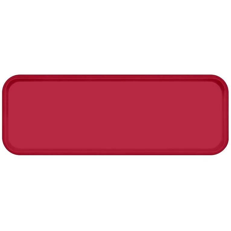 Cambro 926221 I Camtray Fibreglass Rectangular Tray I 225x650mm I Ever Red I Case of 12