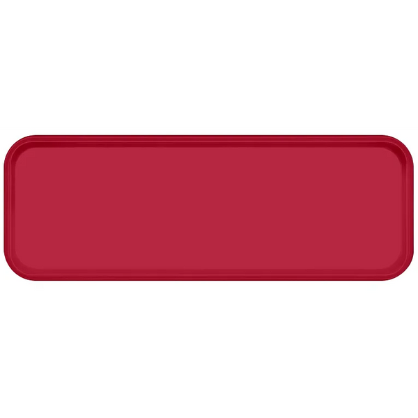 Cambro 926221 I Camtray Fibreglass Rectangular Tray I 225x650mm I Ever Red I Case of 12