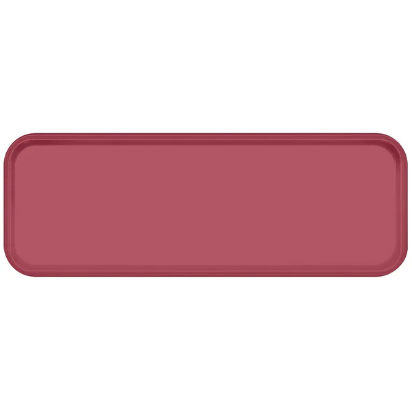 Cambro 926410 I Camtray Fibreglass Rectangular Tray I 225x650mm I Raspberry Cream I Case of 12