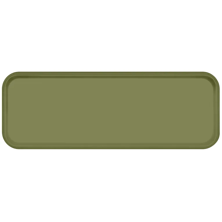 Cambro 926428 I Camtray Fibreglass Rectangular Tray I 225x650mm I Olive Green I Case of 12