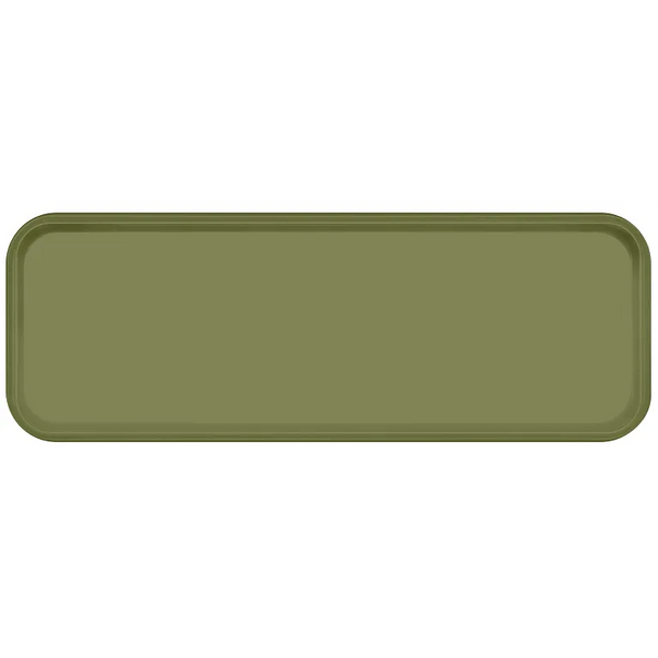 Cambro 926428 I Camtray Fibreglass Rectangular Tray I 225x650mm I Olive Green I Case of 12