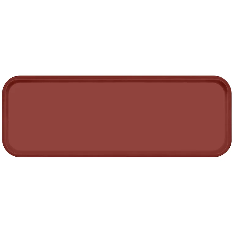 Cambro 926501 I Camtray Fibreglass Rectangular Tray I 225x650mm I Real Rust I Case of 12