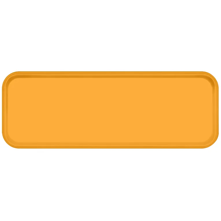 Cambro 926504 I Camtray Fibreglass Rectangular Tray I 225x650mm I Mustard I Case of 12