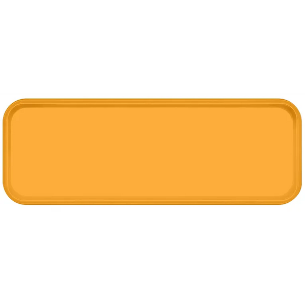 Cambro 926504 I Camtray Fibreglass Rectangular Tray I 225x650mm I Mustard I Case of 12