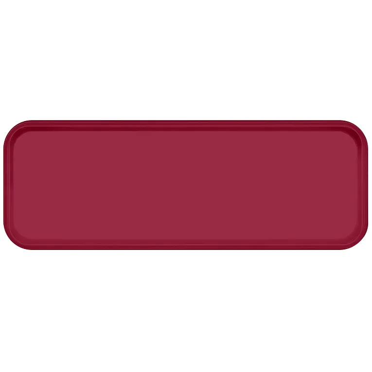 Cambro 926505 I Camtray Fibreglass Rectangular Tray I 225x650mm I Cherry Red I Case of 12