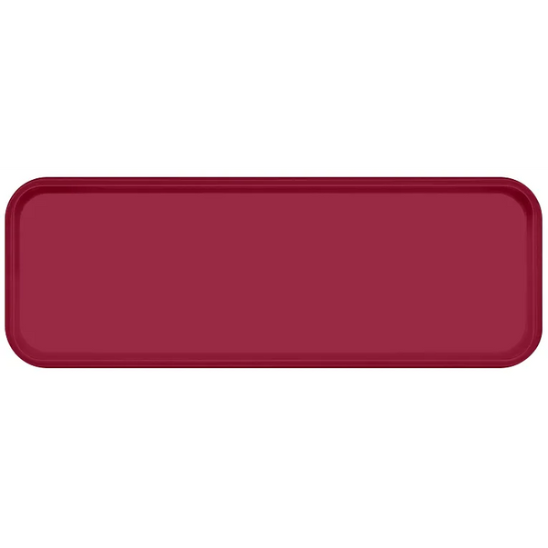 Cambro 926505 I Camtray Fibreglass Rectangular Tray I 225x650mm I Cherry Red I Case of 12