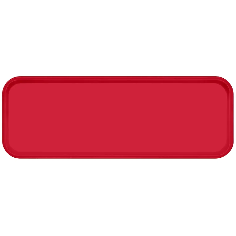 Cambro 926510 I Camtray Fibreglass Rectangular Tray I 225x650mm I Signal Red I Case of 12