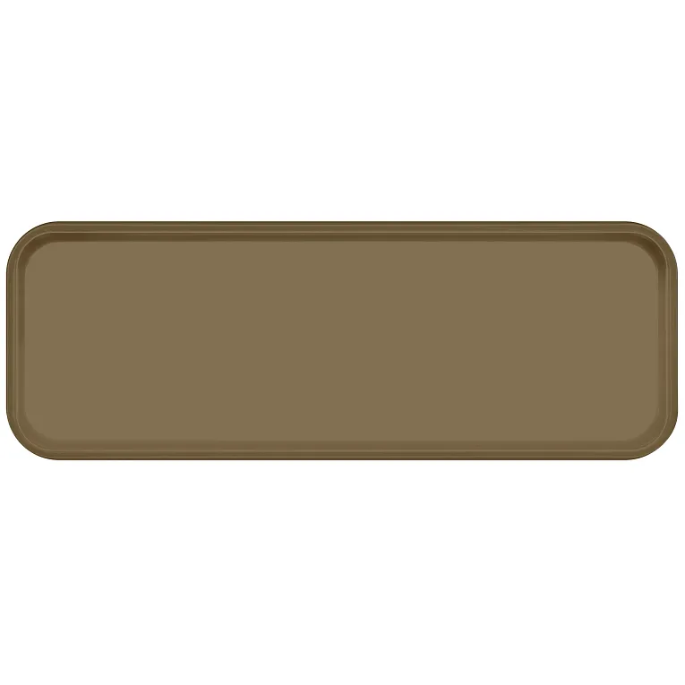 Cambro 926513 I Camtray Fibreglass Rectangular Tray I 225x650mm I Bayleaf Brown I Case of 12