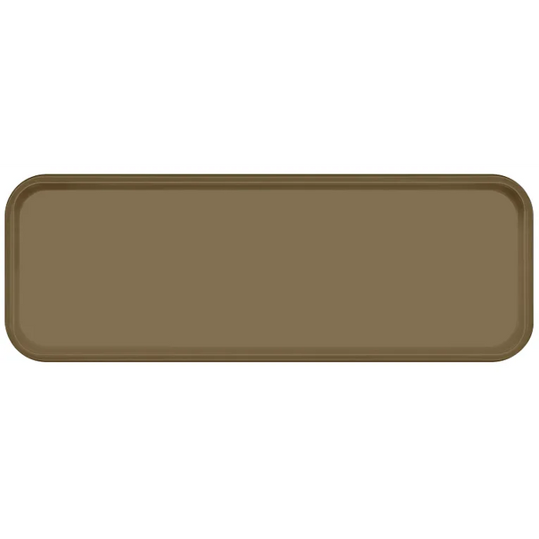 Cambro 926513 I Camtray Fibreglass Rectangular Tray I 225x650mm I Bayleaf Brown I Case of 12