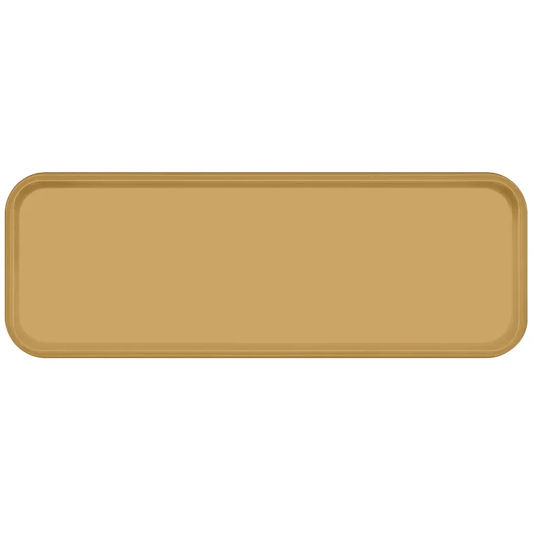 Cambro 926514 I Camtray Fibreglass Rectangular Tray I 225x650mm I Earthen Gold I Case of 12