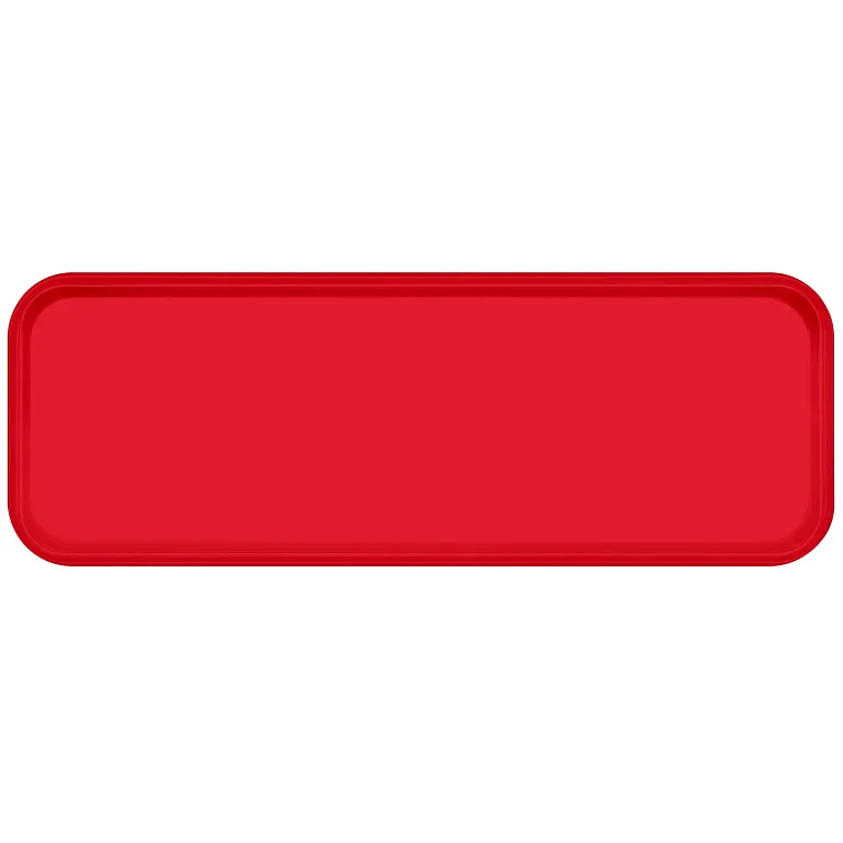 Cambro 926521 I Camtray Fibreglass Rectangular Tray I 225x650mm I Red I Case of 12