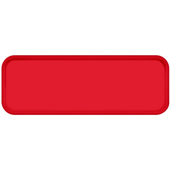 Cambro 926521 I Camtray Fibreglass Rectangular Tray I 225x650mm I Red I Case of 12