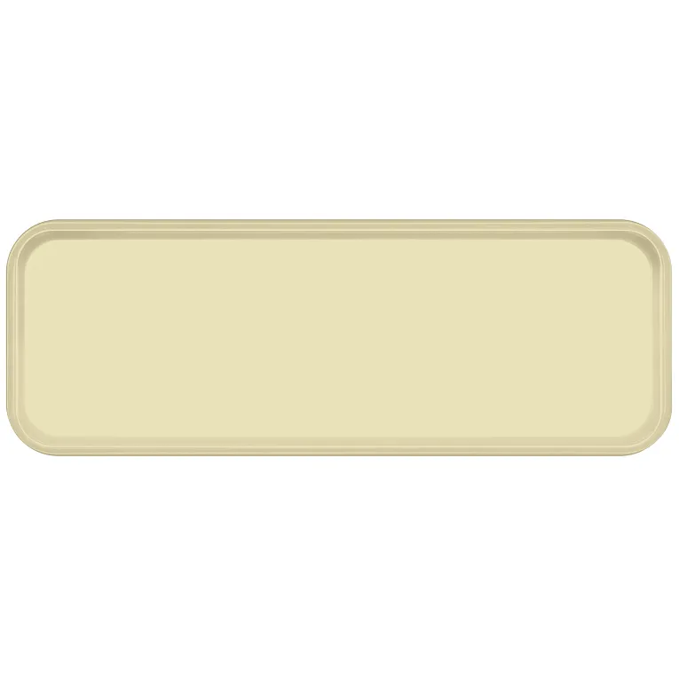 Cambro 926536 I Camtray Fibreglass Rectangular Tray I 225x650mm I Lemon Chiffon I Case of 12