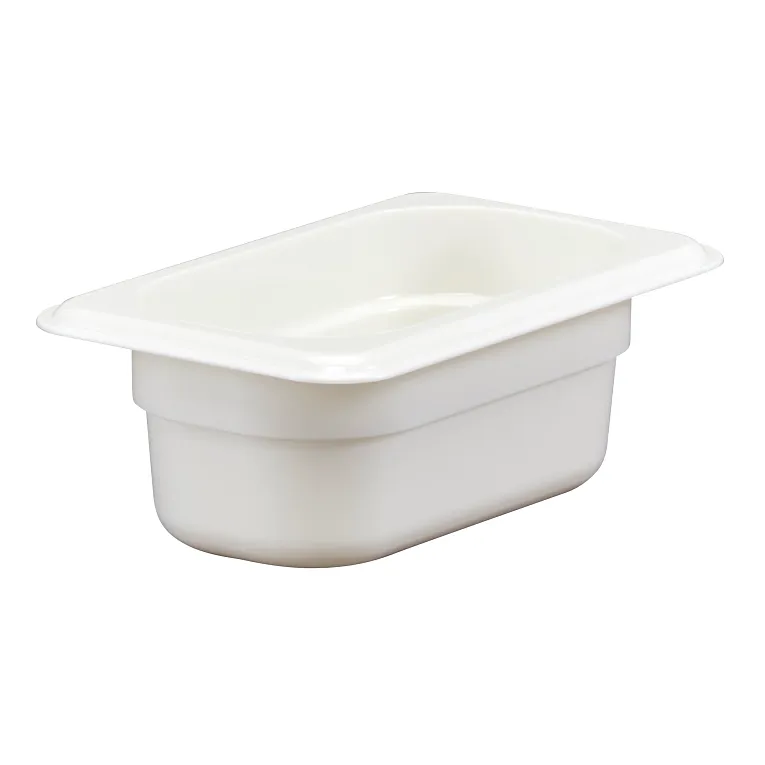 Cambro 92CW148 I Camwear GN 1/9 Food pan 65 mm Deep I 0.57L I White I Case of 6